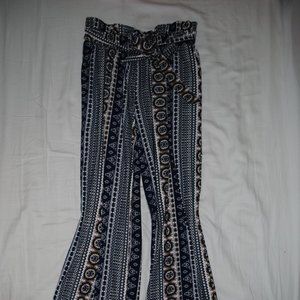Junior's/Women's Boho Flared Pants